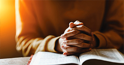 Prayer with Bible